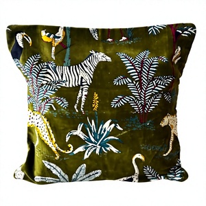 Luxury Cotton Velvet Pillow Covers Custom Handcrafted Decorative Shams Product Features & Customization Material: 100% Cotton - Product Image 1