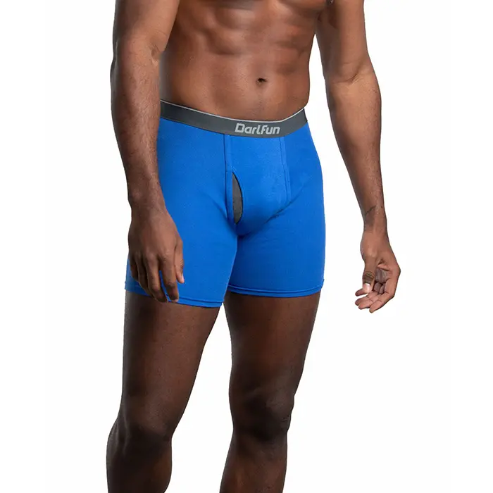 Fashion Style Comfortable Cotton Men's Boxer Shorts Underwear Men Boxer Briefs plus size