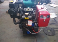 Moteur diesel marin bicylindre, 35 ch, moteur diesel marin avec boîte de vitesses, pompe à eau de mer, moteur diesel marin 2 cylindres