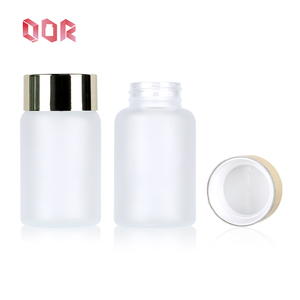 Envase Farmacéutico Cilíndrico Transparente Esmerilado de 120 ml, Frasco de Vidrio de Boca Ancha para Alimentos, Sellado, para Dispensación de Productos para el Cuidado de la Salud - Product Image 2