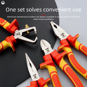 Juego de Herramientas para Electricistas de Acero Inoxidable de 19 Piezas, Aprobado por VDE, 1000V, Operado Manualmente, Grado Industrial, Aislado, para Mantenimiento - Product Image 3