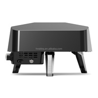 Four à pizza pliable de haute qualité de 16 pouces pour l'extérieur, en acier inoxydable, avec gril à gaz GPL, allumage piézoélectrique et sécurité de la flamme