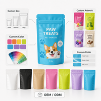 Sachets Mylar souples personnalisés de 3,5 g, imprimés, de qualité alimentaire, à fermeture éclair refermable, pour bonbons, gommes, aliments pour animaux de compagnie et snacks