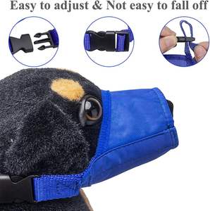 Bozal para perro Bozales transpirables suaves para perro con correas ajustables Evita morder Masticar y lamer la cubierta de la boca del perro - Product Image 2