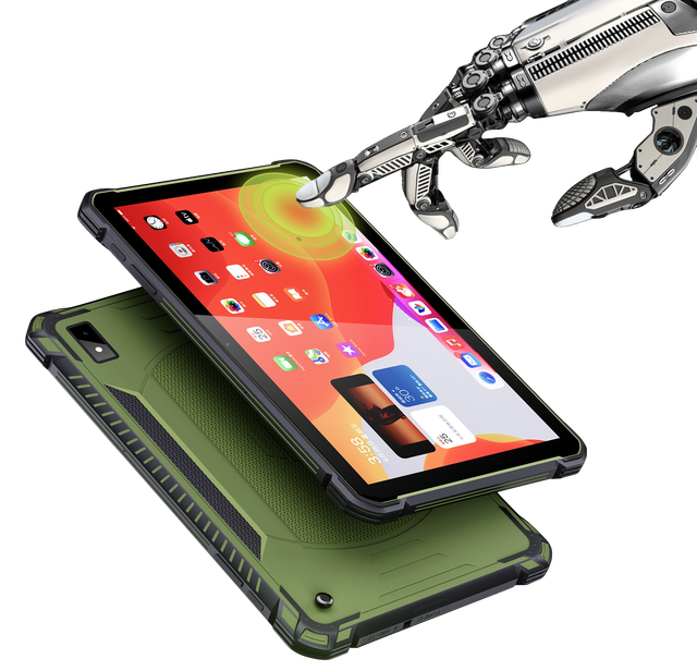 Rugged IP68 Waterproof 10.1Inch Tablet Industrial Android 15 4+64GB With WIFI/4G LTE for Outdoor