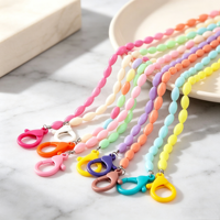 Mousquetons en plastique colorés de 35 mm pour loisirs créatifs, porte-clés, jouets, sacs et accessoires