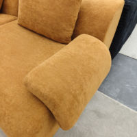 Canapé modulaire sectionnel de style nordique, design minimaliste confortable, pour villa, école, atelier, salon, canapé en mousse compressée au sol