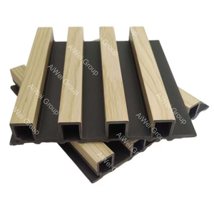 Pannello Murale WPC Semi-Coperto per Interni, Pannelli in <span class=keywords><strong>Legno</strong></span>-Plastica per Decorazione di Sfondi Interni - Product Image 5