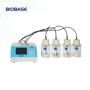生物基中国广口瓶测试仪BJT-4，配有4pcs烧杯和0.6升圆形亚克力烧杯，用于水处理剂制造商