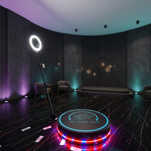 ออกแบบโลโก้ฟรี บูธถ่ายวิดีโอ 360 องศา รองรับสมาร์ทโฟน ใช้งานได้หลายคน บันทึกภาพขนาดใหญ่ ถ่ายวิดีโอสโลว์โมชั่น สำหรับแฟนกีฬา - Product Image 2