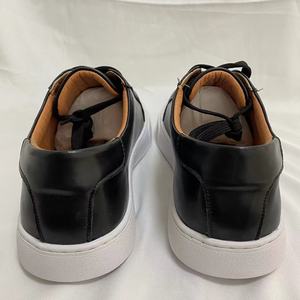 Baskets en cuir véritable grande taille pour hommes, chaussures plates décontractées unisexes pour skateboard, chaussures de sport OEM pour homme, usine de chaussures, tailles 38-49, personnalisation du logo - Product Image 6