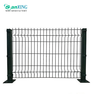 Fourniture directe d'usine clôture de jardin incurvée 3D de haute <span class=keywords><strong>sécurité</strong></span> 6ft chlorure de polyvinyle enduit galvanisé 5mm traité sous pression Nature - Product Image 1
