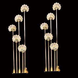 Adornos para Boda, Estilo Clásico, Pavo Real Dorado Luminoso, Decoración para Pasillo de Boda, Hotel, Recepción, Escenario, Arreglo Fotográfico - Product Image 1