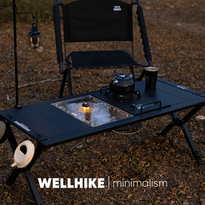 WELLHIKE New IGT Combination Table Portable Multifunctional Outdoor <strong>Camping</strong> <strong>Storage</strong> Table Foldable Two <strong>Units</strong> for Picnic - Product Image 4
