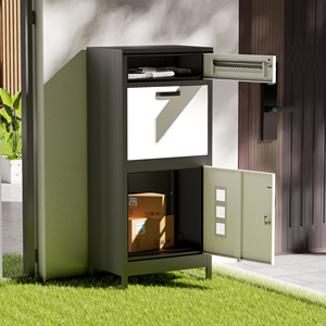 Boîte <span class=keywords><strong>aux</strong></span> <span class=keywords><strong>lettres</strong></span> intelligente antirouille extérieure en métal étanche blanche boîte <span class=keywords><strong>aux</strong></span> <span class=keywords><strong>lettres</strong></span> sécurisée pour boîte <span class=keywords><strong>aux</strong></span> <span class=keywords><strong>lettres</strong></span> d'<span class=keywords><strong>entrée</strong></span> à ramassage automatique - Product Image 1