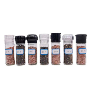 Botella de 100ml con tapa de molinillo/botella de molinillo de vidrio para sal y pimienta - Product Image 4