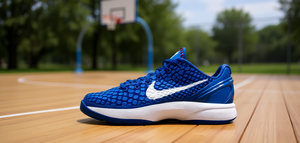 Zapatillas de Baloncesto para Niños Zoom ZK 6 GS Dodgers, Color Azul y Blanco, Suela de Goma, Parte Superior Sintética, Entresuela de EVA, Forro de Malla Transpirable para Verano - Product Image 2