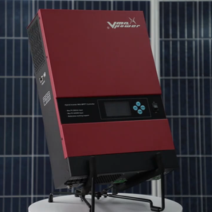 Vmaxpower 3Kw híbrido aire acondicionado inversor Solar cargador la red sistema Solar de onda pura de 24v Dc A inversor - Product Image 6