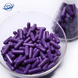 Empty Hard Capsule High Quality Pharmaceutical Purple Hard Empty Gelatin Capsules Size 00