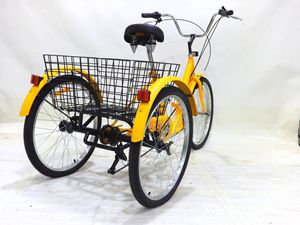Tricycle <span class=keywords><strong>pour</strong></span> <span class=keywords><strong>adulte</strong></span>, tricycle 24 pouces, <span class=keywords><strong>3</strong></span> <span class=keywords><strong>roues</strong></span>, vélo à trois <span class=keywords><strong>roues</strong></span>, tricycle de croisière <span class=keywords><strong>pour</strong></span> personnes âgées - Product Image 5