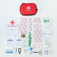 Mini trousse de premiers soins médicaux EVA personnalisée pour le ménage voyage survie urgence Mini boîte pour le sport camping randonnée sac à dos 24 en 1