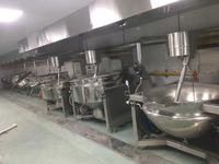 Industrieller Automatischer Kochmixer mit Dampf-, Gas- oder Elektroantrieb, Kippbarer Kochtopf für Marmelade, Sauce, Suppe, Zucker, Lebensmittel, Planetarische Kochpfanne