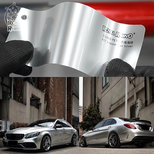 ฟิล์มไวนิลหุ้มรถยนต์สีเงิน <span class=keywords><strong>PET</strong></span> เงาแบบน้ำ  ลดราคาพิเศษ สำหรับเปลี่ยนสีรถยนต์ ฟิล์ม PPF - Product Image 1