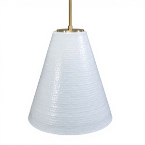 Lustre martelé de qualité exclusive Design attrayant Lampe suspendue de luxe Couleur blanche pour la décoration d'hôtel à bas prix - Product Image 1