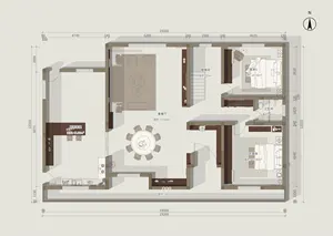 Nexus propose une nouvelle disposition de conception intérieure de villa rurale de style chinois Rendu maximal 3D Construction immobilière en ligne gratuite - Product Image 6