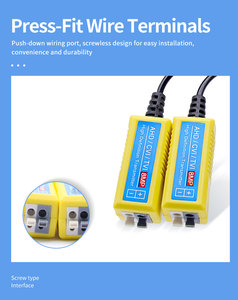 Phụ kiện camera quan sát 1080p 5MP 8MP <span class=keywords><strong>video</strong></span> thụ động <span class=keywords><strong>Balun</strong></span> cho HD/TVI/CVI/AHD/CVBS với máy phát xoắn đôi HD kênh đơn - Product Image 2