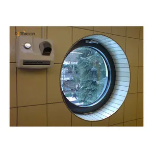 Hot Sell Double Glass Aluminum Frame Open Impact Resistance Hurricane Proof Round Circle Windows