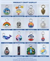 Porte-clés souple en PVC imprimé UV avec motif mignon de couple d'ours gris Bubu et Panda Yier, porte-monnaie, accessoires, pendentif de sac
