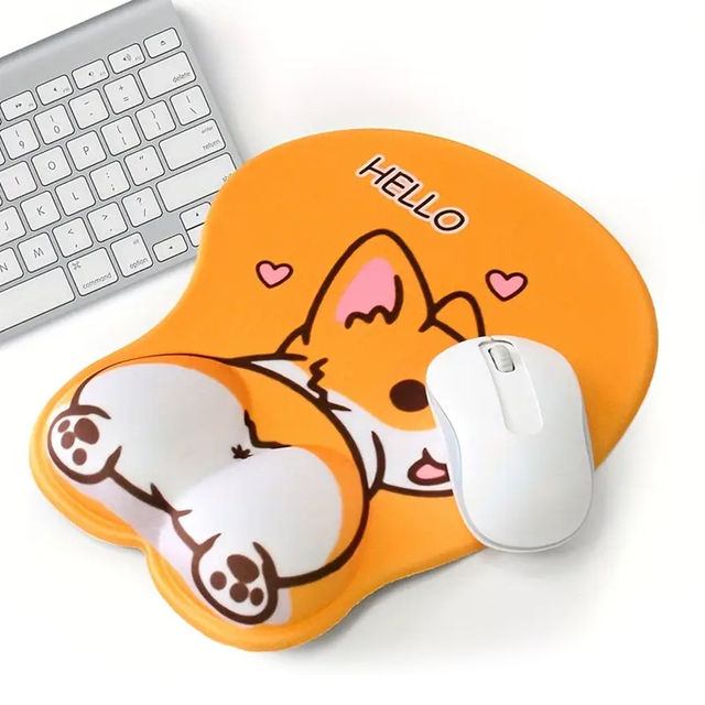 Custom 3D Wrist Rest With No-slip PU Base Pain Relief Wrist Support Sexy Ass Anime Breast Gel Silicone Gaming Mousepad