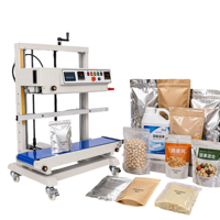 Machine de scellage vertical continu automatisée 220V avec écran tactile et impression de date, code-barres et QR code