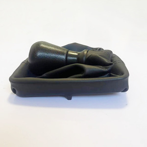 Poignée de levier de vitesses en cuir noir Chen Can pour modèles Peugeot 206 406 Citroën - Product Image 4