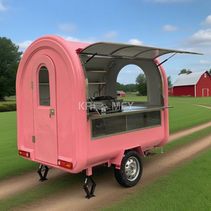 Nouvelle remorque à crème glacée tendance, prix avantageux, chariot de rue, camion de restauration mobile avec cuisine complète - Product Image 4