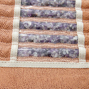 Gezondheidszorgproducten Negatief Ion Full Body Energiebalans <span class=keywords><strong>Mat</strong></span> Terug <span class=keywords><strong>Massage</strong></span> Pijnverlichting Natuurlijke Crystal Amethist Verwarming <span class=keywords><strong>Mat</strong></span> - Product Image 5