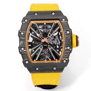 Reloj de Pulsera Mecánico Automático de Moda para Hombre, Deportivo, Resistente al Agua, con Caja de Fibra de Carbono y Correa de Tela - Product Image 1