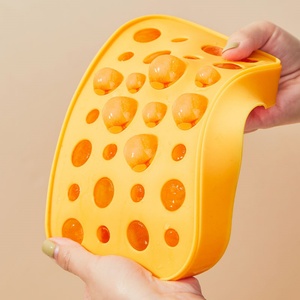 Moules à glaçons réutilisables en silicone transparent avec couvercle, fabricant de boules de glace avec récipient - Product Image 2
