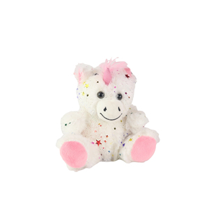8 Inch Pink <b>Unicorn</b> Modern Plush Bag Super Soft Polyester High Quality Birthday Digital Printing NYFY-1243 MOQ 5/10 - Product Image 1