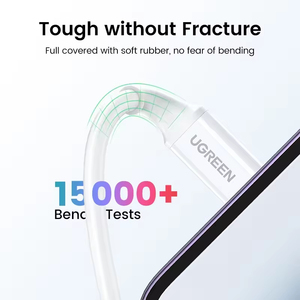 Câble USB C vers iOS UGREEN MFi 20W PD à charge rapide, certifié MFi, type C vers 8 broches, câble de données pour iPhone 15 14 Pro Max - Product Image 5