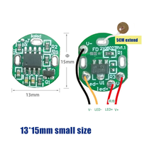IKSLED 10PCS Module de bouton tactile de type condensateur, capteur de commutation tactile à canal unique à verrouillage automatique DC3.7V 5V 12V 24V 3A