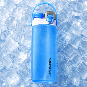 Food Grade Soft Silicone Water <b>Cup</b> <b>With</b> Straw Portable Travel <b>Reusable</b> Foldable Water Bottle For Daily Travel - Product Image 1