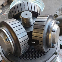 Nouvelle machine complète de fabrication de granulés de sciure de bois avec une capacité de 600-800 kg/heure, moulin à granulés de sciure de bois biomasse, moteur 55 kW, 380V