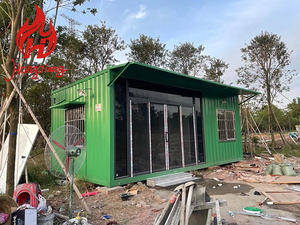 移动式模块化钢制集装箱房，CE认证，现代设计，透气，尺寸5950x3000x2800mm/可定制尺寸，使用寿命15年，酒店用 - Product Image 1