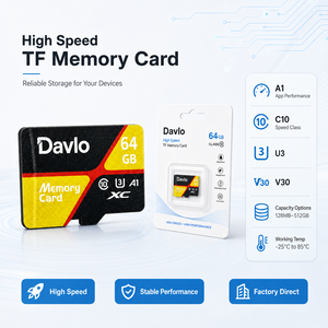 128GB <span class=keywords><strong>64GB</strong></span> Mini TF <span class=keywords><strong>SD</strong></span>-kaart V30 Plastic Compatibel met telefoon, gameconsole, camera, MP3, DVR - Product Image 3