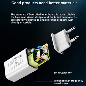 Adaptateur mural pour téléphone portable certifié <span class=keywords><strong>EU</strong></span> 5V 1A Adaptateur de chargeur à port USB unique pour Smartphone - Product Image 4
