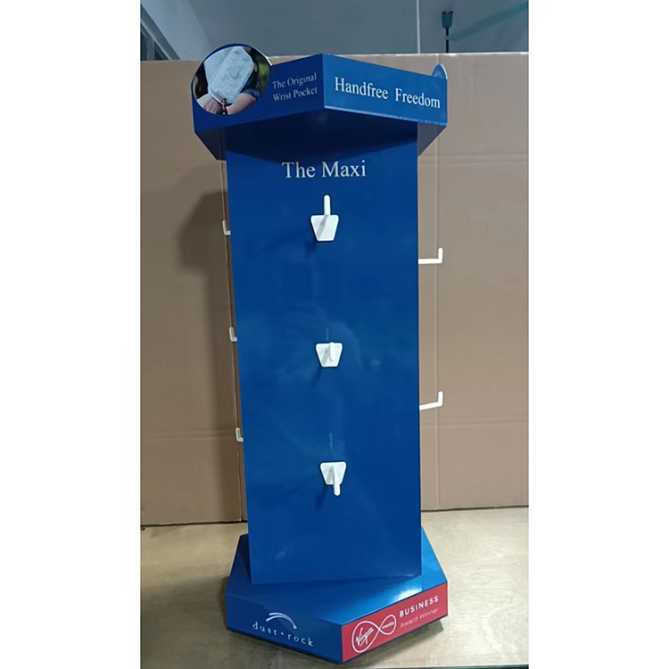 Hot Selling Counter Top Hand Bag Display Stand Rotating Display Rack for Boutique — view 3