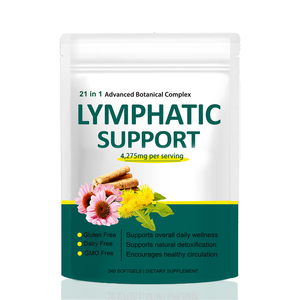 Cápsulas Blandas de Extracto Herbal Natural OEM, Suplementos para Drenaje Linfático, Cápsulas Blandas para Apoyo Inmunitario y Metabólico - Product Image 2