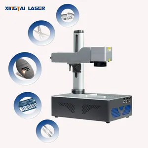 20W 30W Mini Metal Fiber Laser Marking Engraving Machine For Metal Stainless Steel Aluminium Plastic At Home